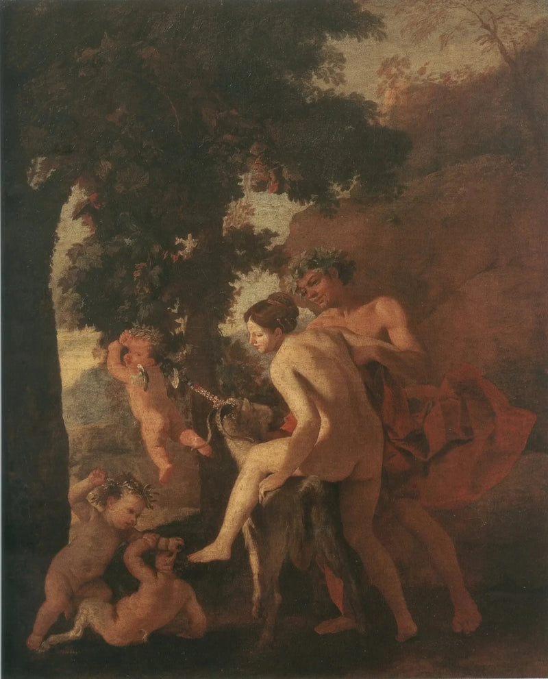 นางเงือกขี่แพะ - Nicolas Poussin