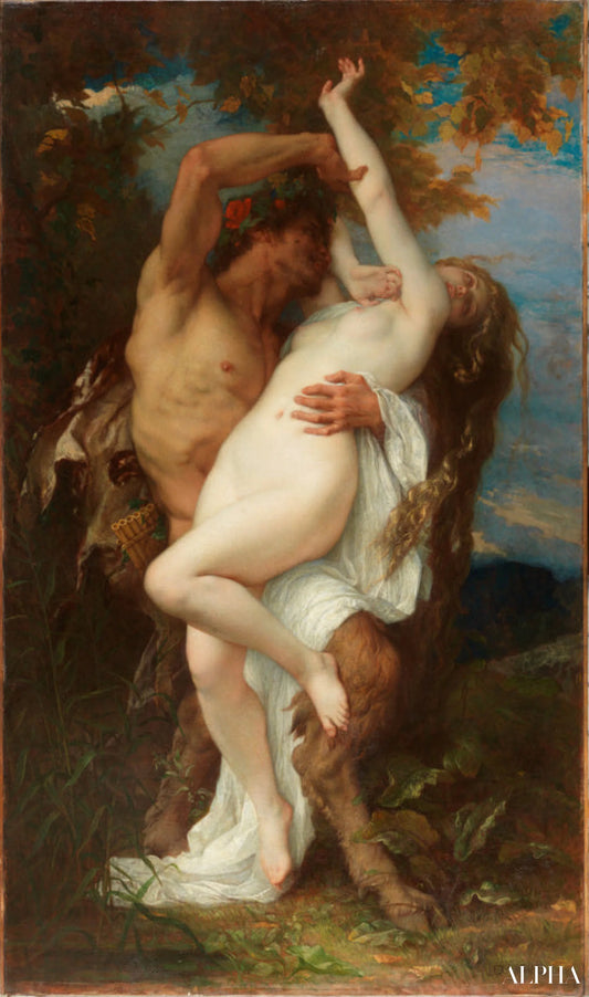 Nymphe et Satyre - Alexandre Cabanel Reproductions de tableaux à la peinture à l’huile