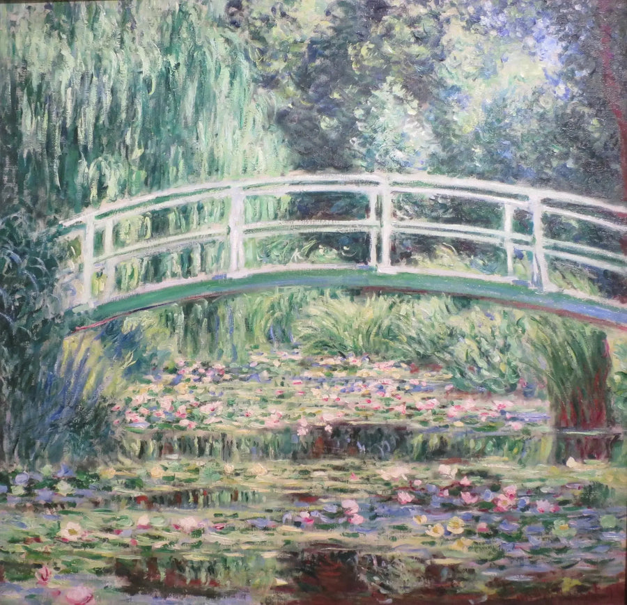 ดอกบัวสีขาว - Claude Monet