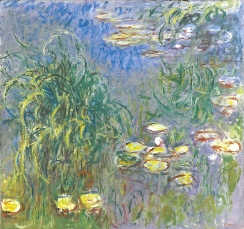 ดอกบัว ช่อสมุนไพร Chichu W1817 - Claude Monet