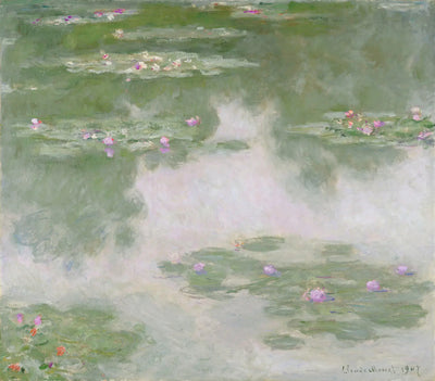 Reproduction du tableau « Nymphéas - Claude Monet » par Alpha Reproduction en peinture à l’huile