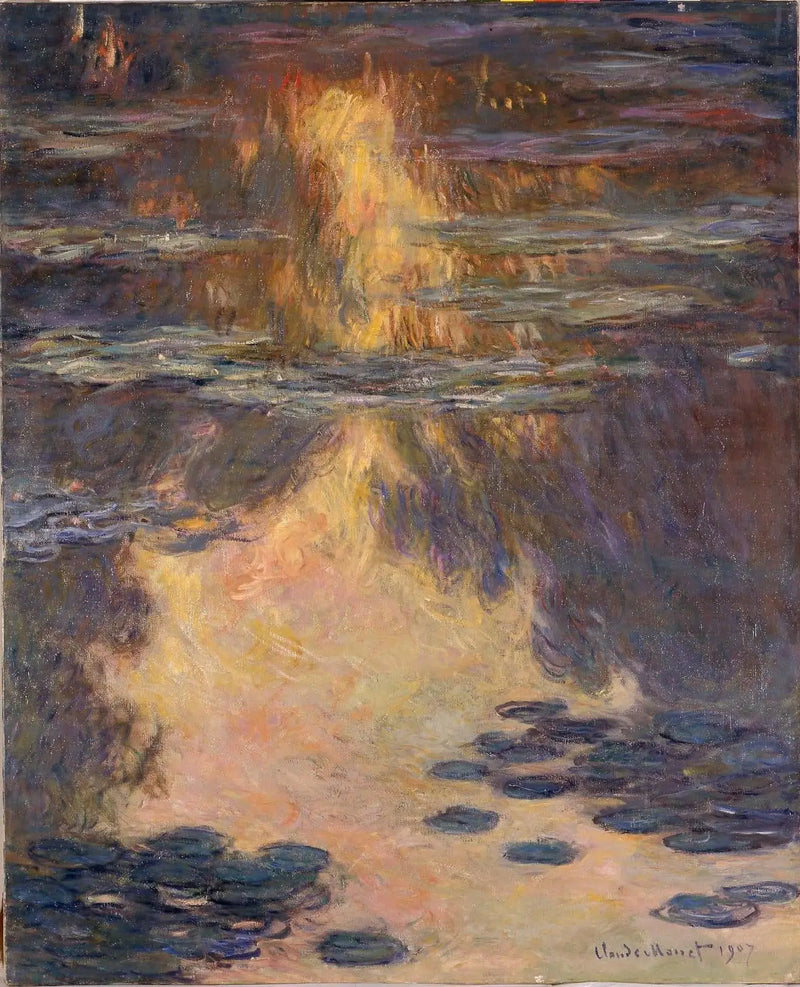 ดอกบัว - Claude Monet