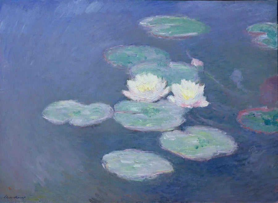 บัว, ผลกระทบของค่ำคืน - Claude Monet