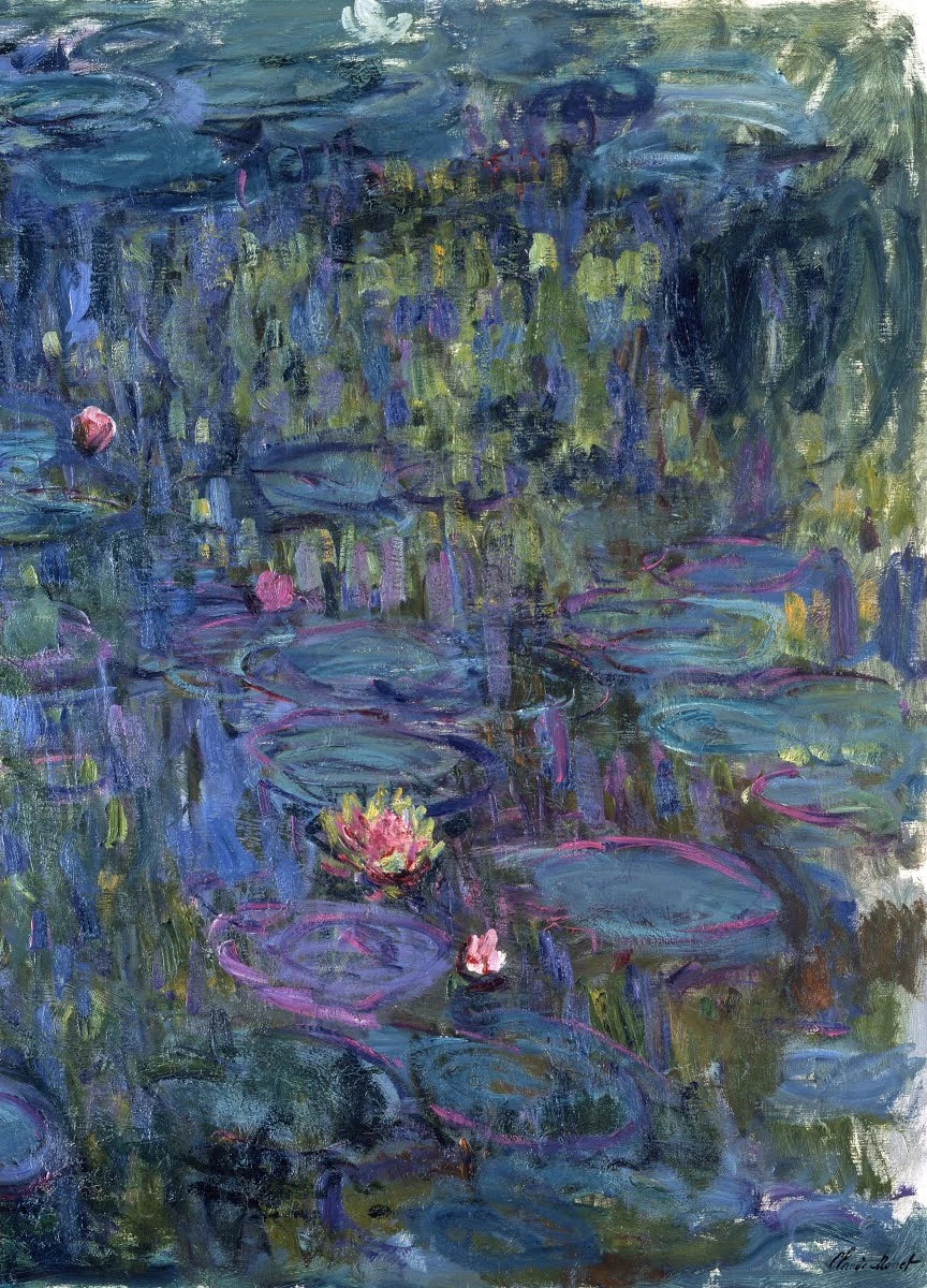 Nymphéas de Claude Monet, 1914–1917 – Museum of Modern Art, Gunma, 131,5 × 95,5 cm, Wildenstein 1794