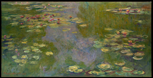 ดอกบัว พิพิธภัณฑ์เมโทรโพลิแทน W1891 - Claude Monet