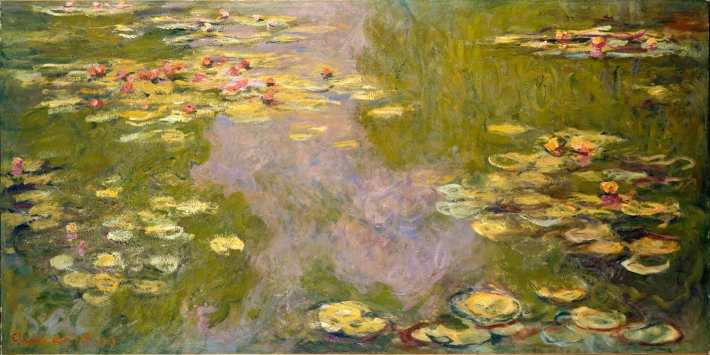 Les Nymphéas de 1919 photographiés au Metropolitan Museum of Art – vue réelle