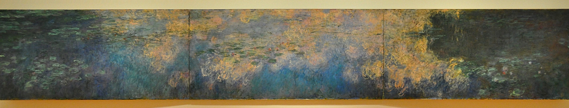 Nymphéas de Claude Monet, 1914–1926 – triptyque du MoMA 666.1959.a-c, Wildenstein 1972–1974