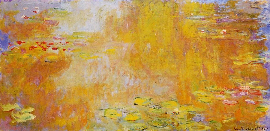 ดอกบัวที่จิเวอร์นี - Claude Monet