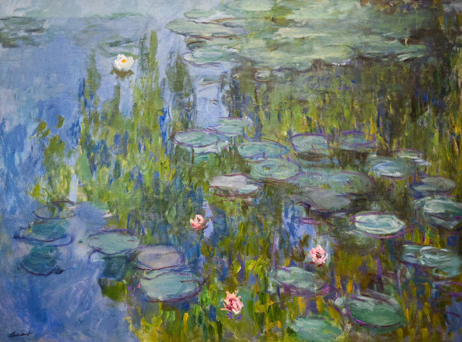 Nymphéas de Claude Monet, vers 1915 – Neue Pinakothek, Munich, inventaire 14562, Wildenstein 1796