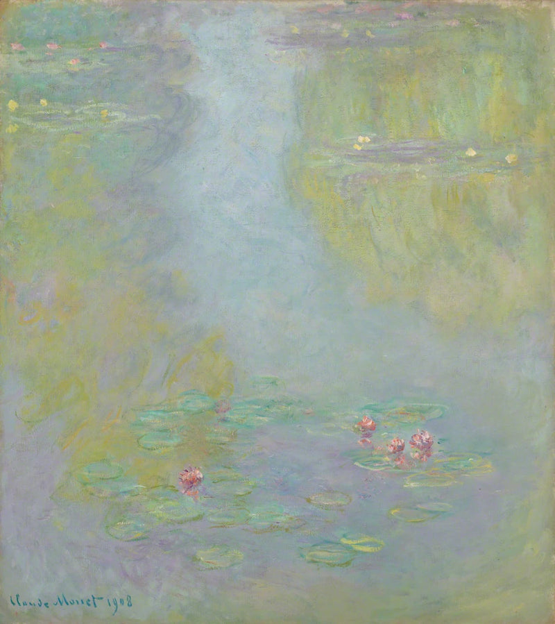 ดอกบัว พิพิธภัณฑ์ศิลปะโตเกียวฟูจิ W1731 - Claude Monet