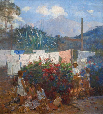 O batismo da boneca - Eliseu Visconti