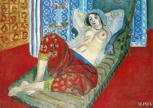 Odalisque à la culotte rouge - Matisse - Reproductions de tableaux et peintures haut de gamme