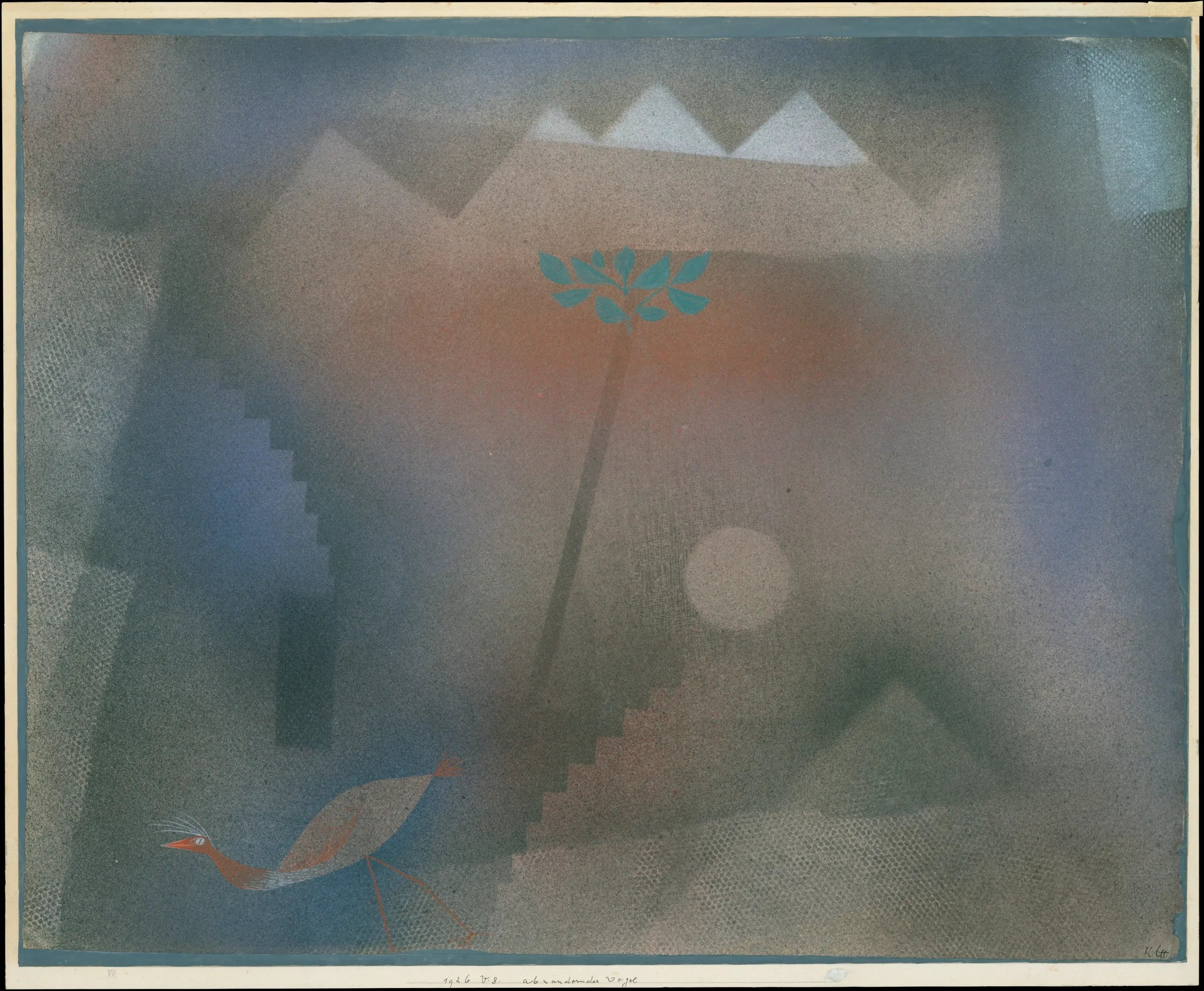Oiseau errant - Paul Klee image 1 copie peinte à la main à l’huile