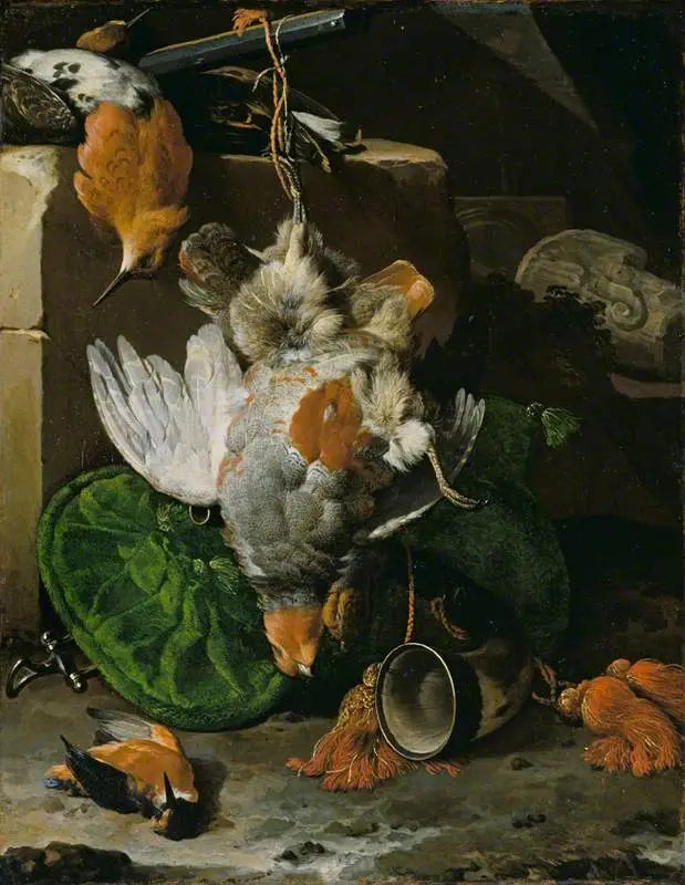 Oiseau mort - Melchior de Hondecoeter image 1 reproduction d’œuvre d’art à l’huile