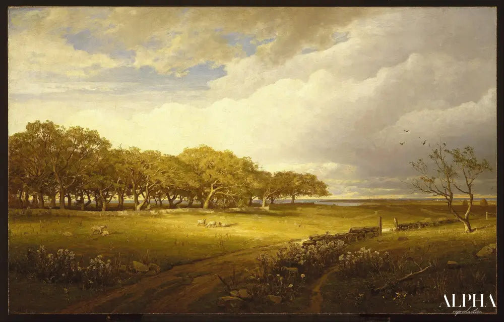 Old Orchard à Newport - William Trost Richards - Reproductions de tableaux et peintures haut de gamme