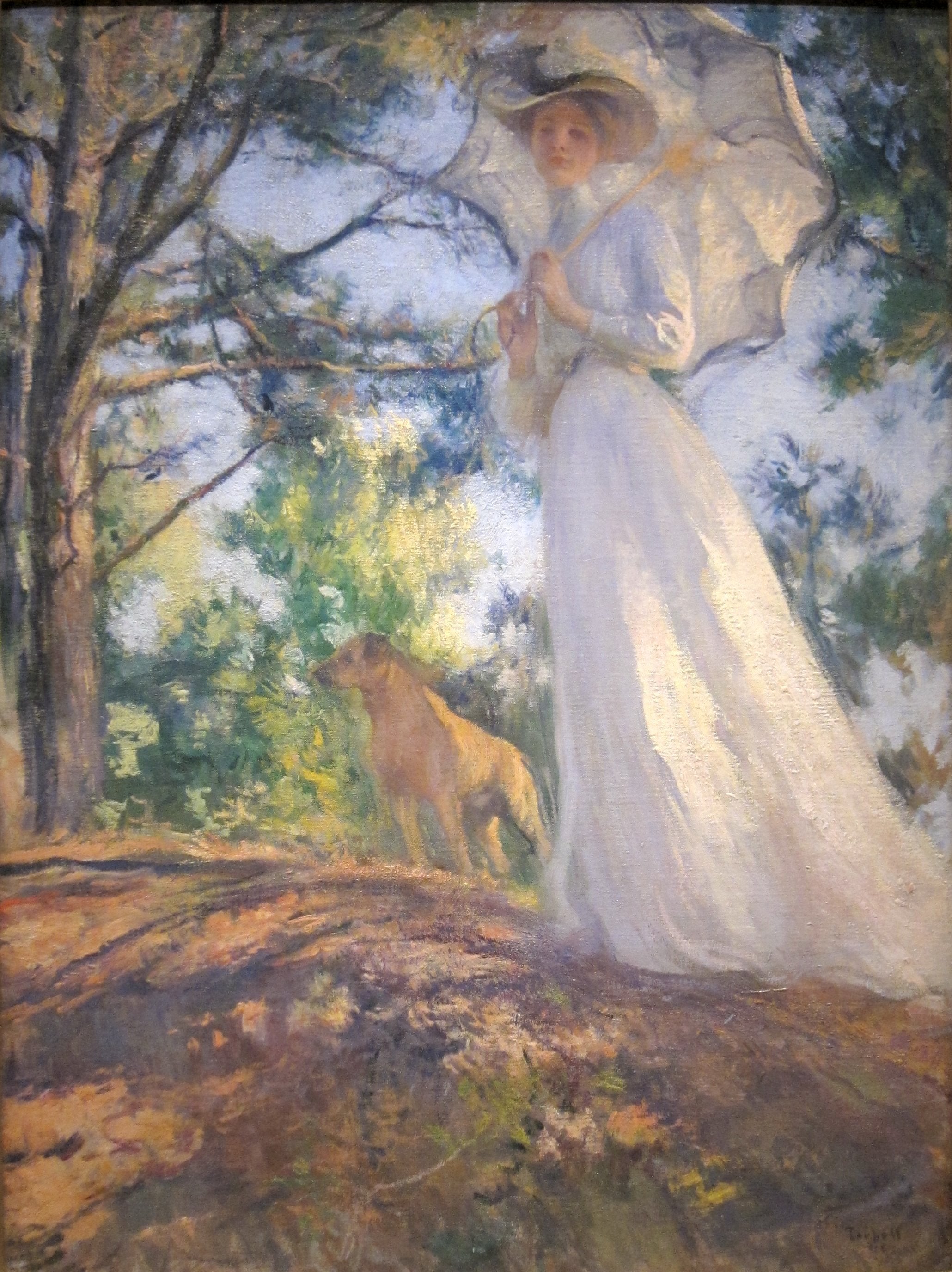 On Bos’n’s Hill - Edmund Charles Tarbell - Alpha Reproduction