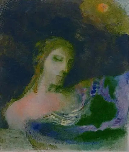 Ophélie - Odilon Redon image 1 reproduction de peinture à l’huile
