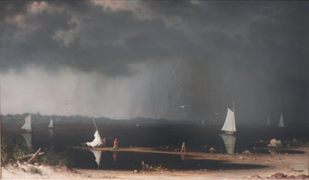 Orage sur la baie de Narragansett - Martin Johnson Heade - Alpha Reproduction