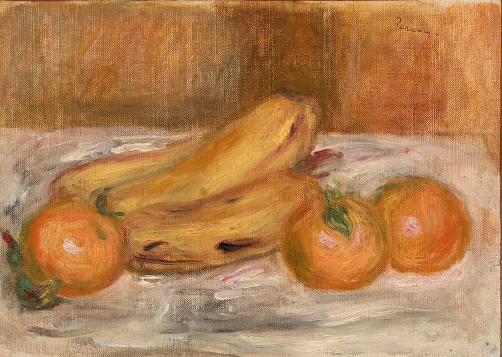 Oranges et bananes (Oranges et bananes) - Pierre-Auguste Renoir image 1 copie de tableau peinte à la main