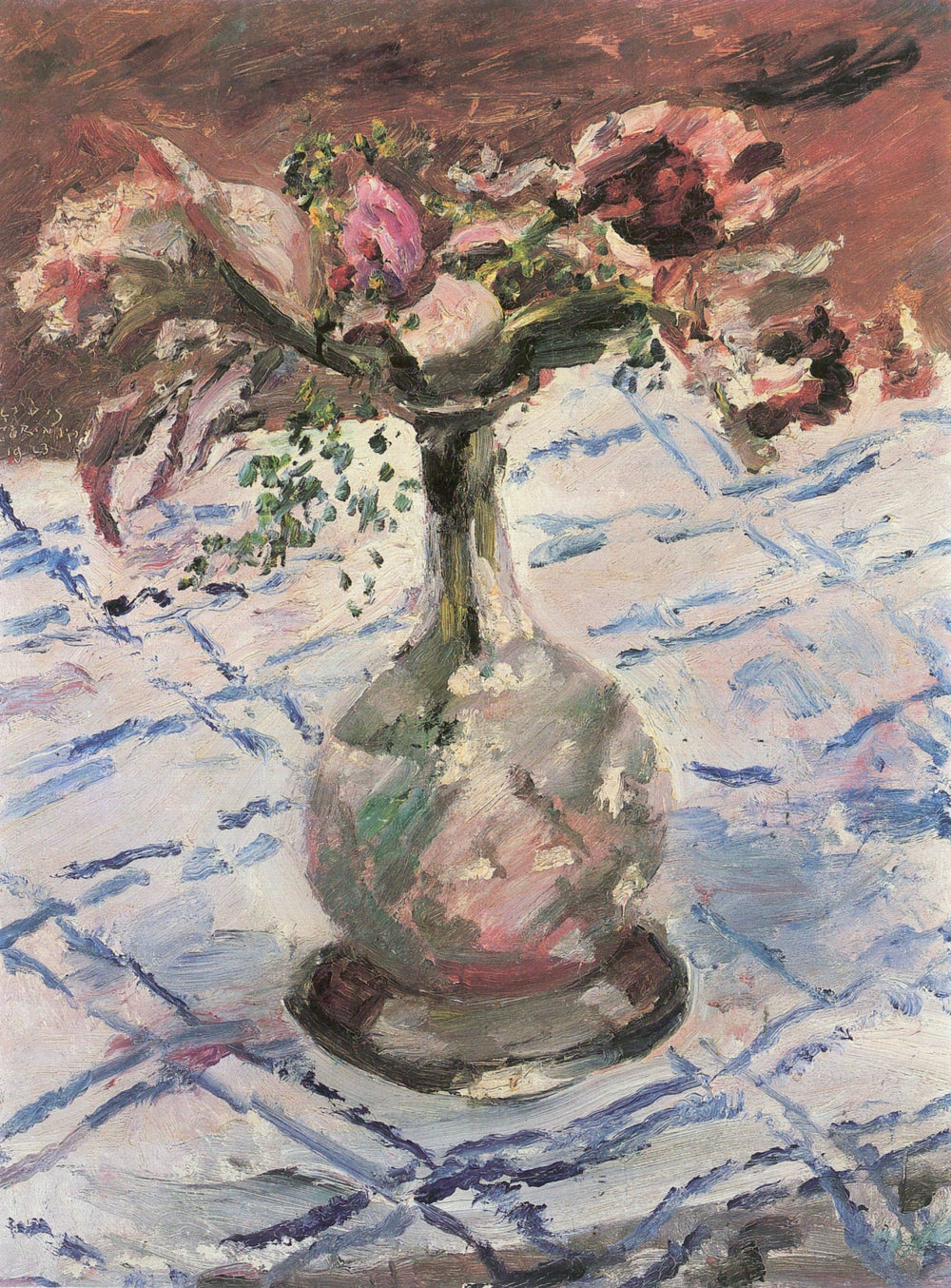 Orchideen - Lovis Corinth image 1 copie de tableau peinte à la main