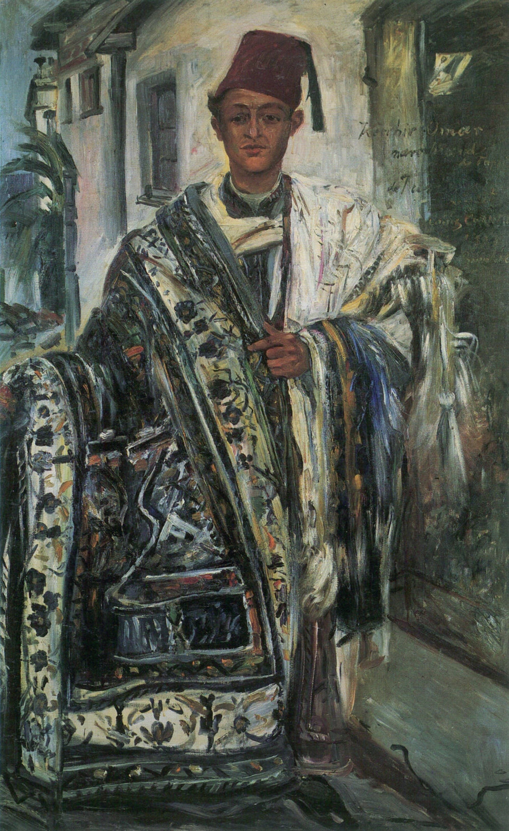 Orientalischer Teppichhändler - Lovis Corinth image 1 reproduction d’œuvre d’art à l’huile