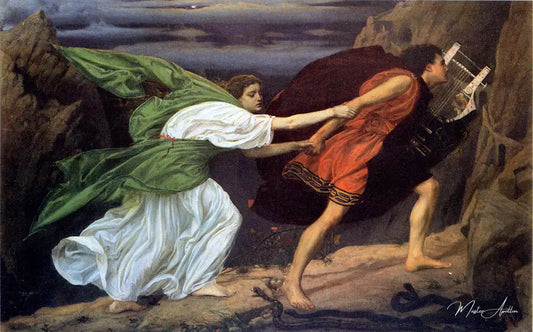 Orphée et Eurydice - Edward Poynter - Reproductions de tableaux et peintures haut de gamme