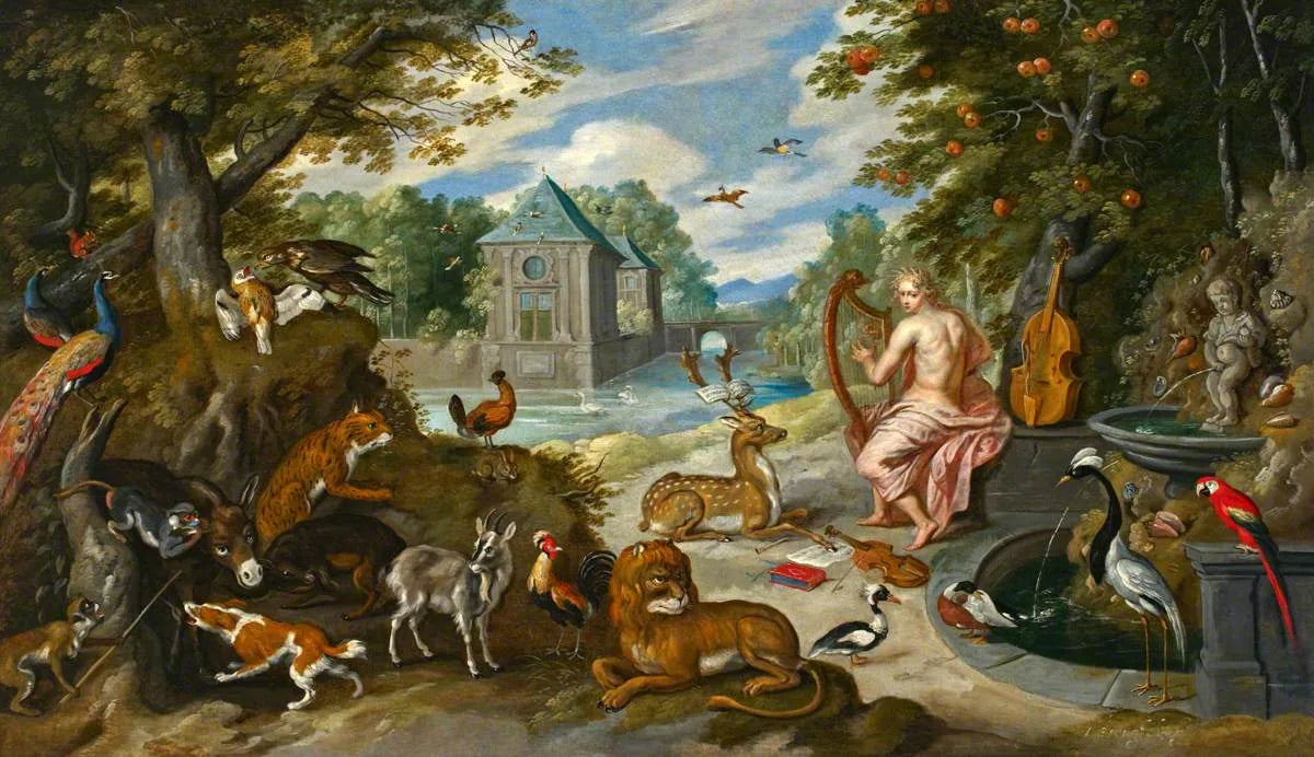 Orphée et les animaux - Jan Brueghel l'Ancien image 1 tableau peint à l’huile sur toile