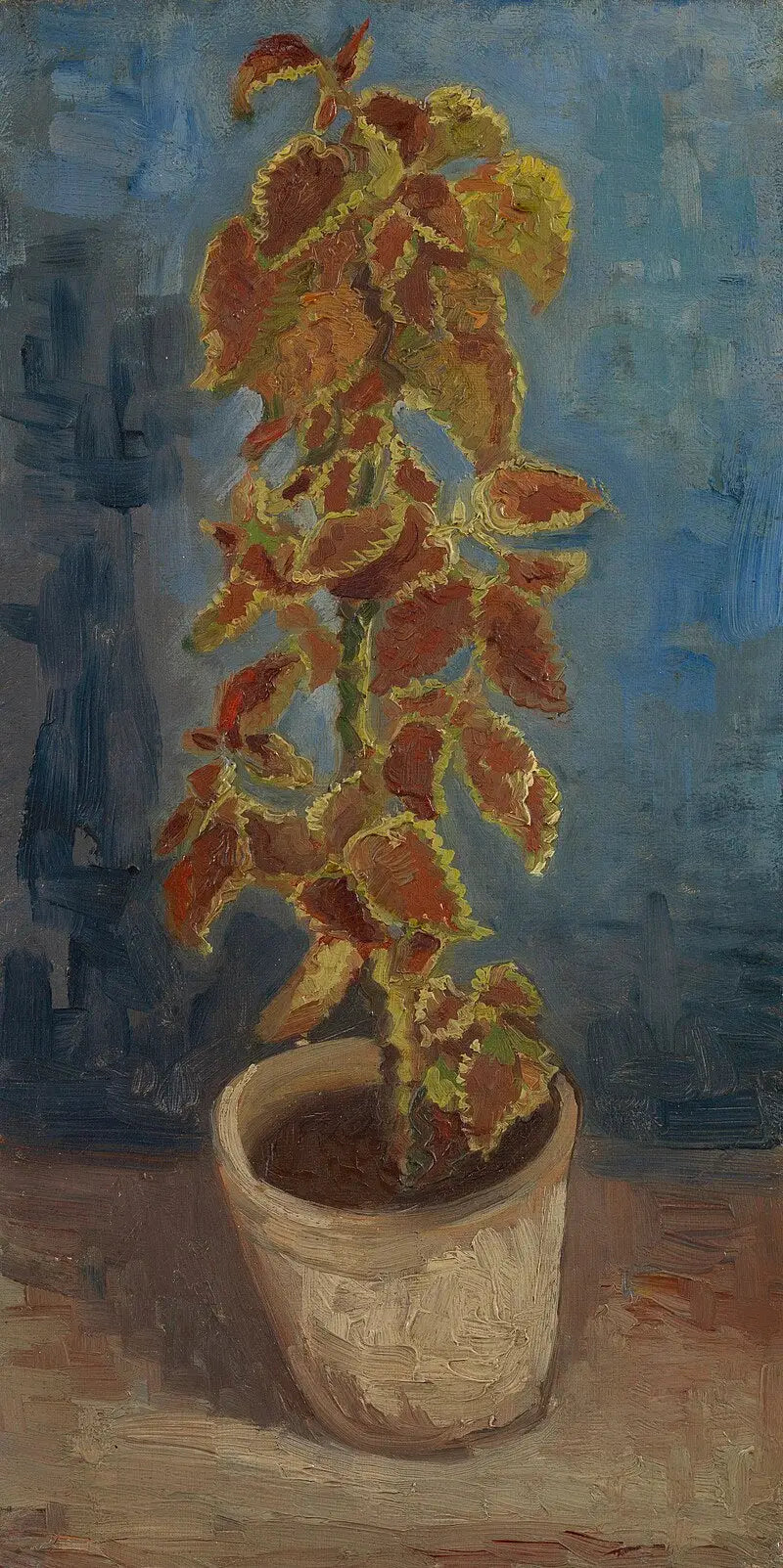 ต้นครั่งสีส้มในกระถางดอกไม้ - Vincent van Gogh