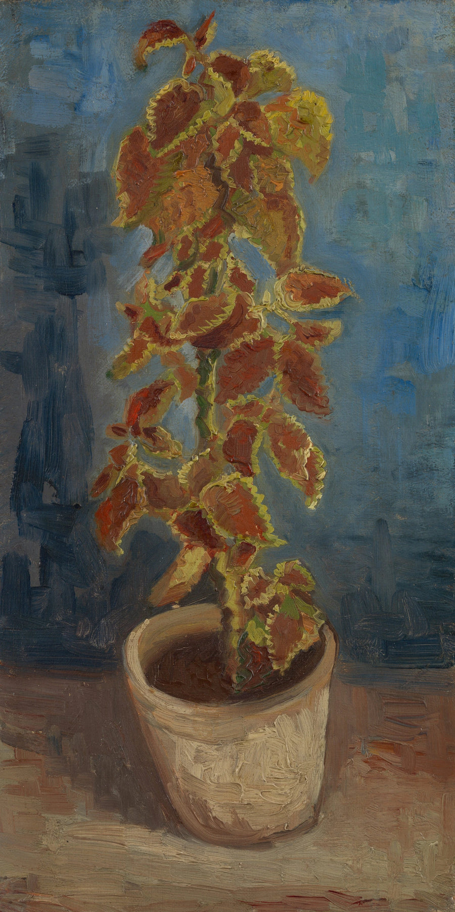ต้นครั่งสีส้มในกระถางดอกไม้ - Vincent van Gogh