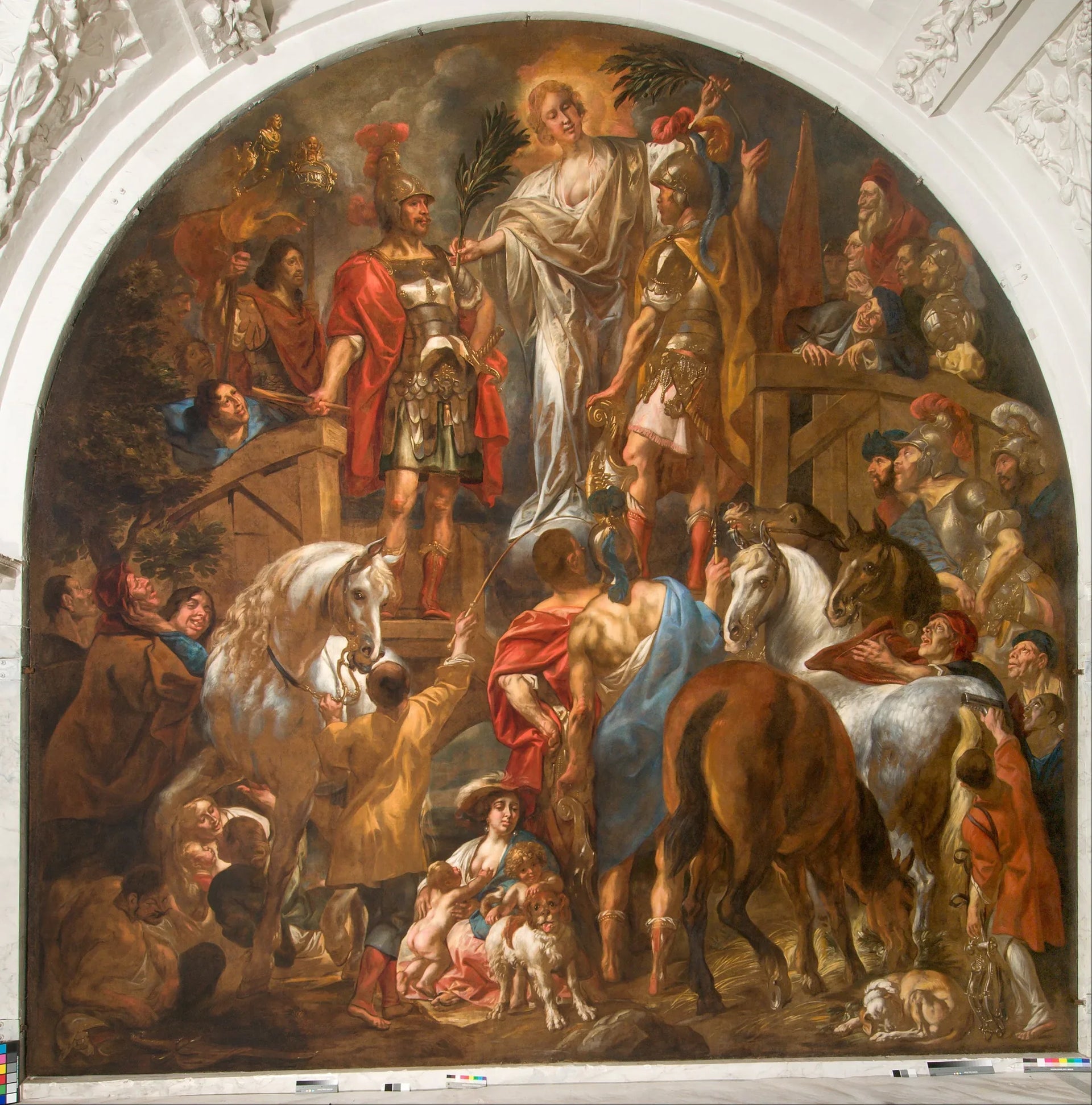 Paix entre les Romains et les Bataves - Jacob Jordaens image 1 reproduction réalisée par Alpha Reproduction