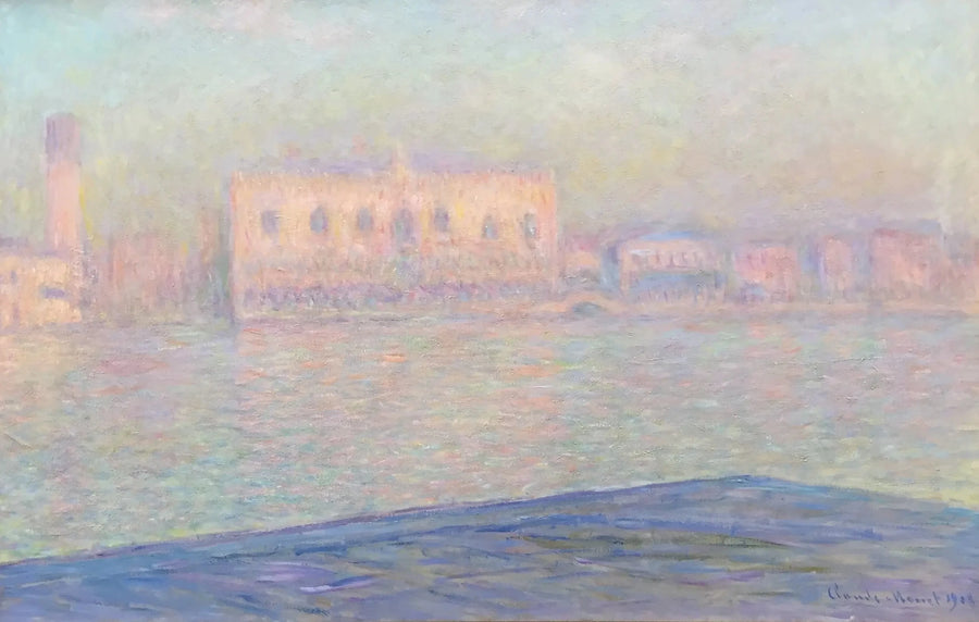 พระราชวังดยุคที่มองเห็นจากเซนต์จอร์จเมเจอร์ - Claude Monet