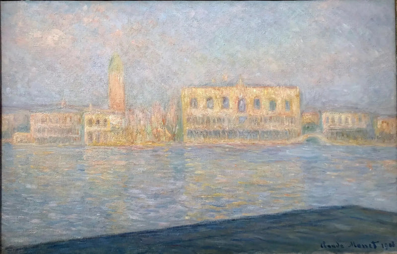 พระราชวังดยุกมองเห็นได้จาก Saint-Georges Major W1756 - Claude Monet
