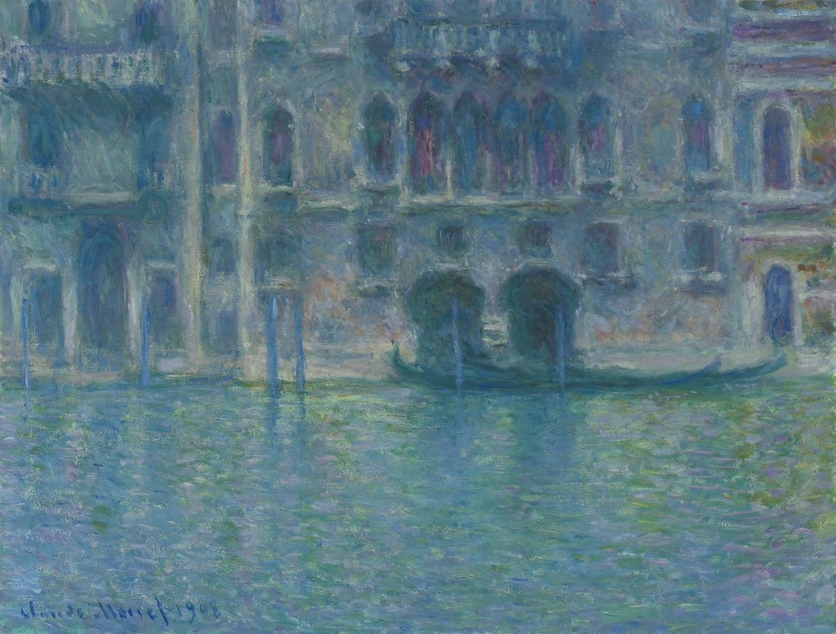 Palazzo da Mula ในเวนิส W1764 - Claude Monet