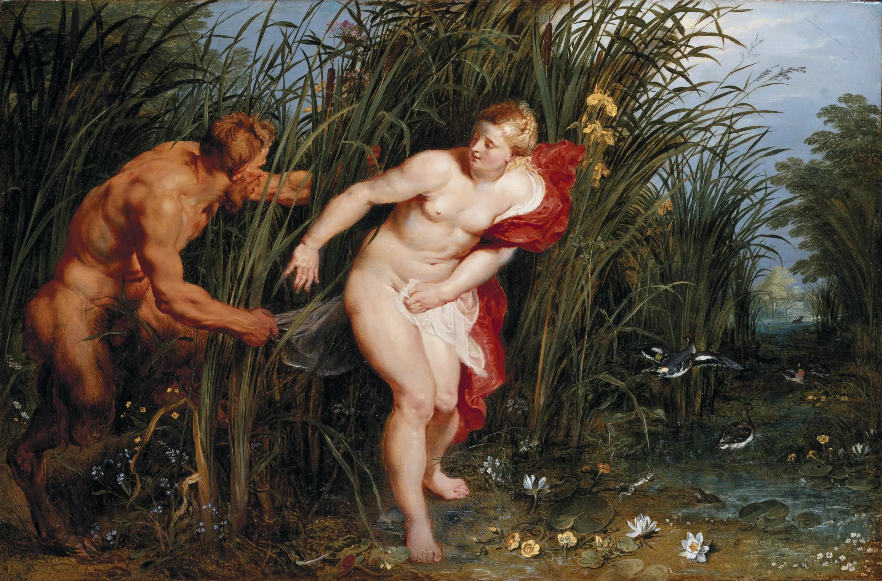 Pan et Syrinx - Peter Paul Rubens image 1 reproduction d’œuvre d’art à l’huile