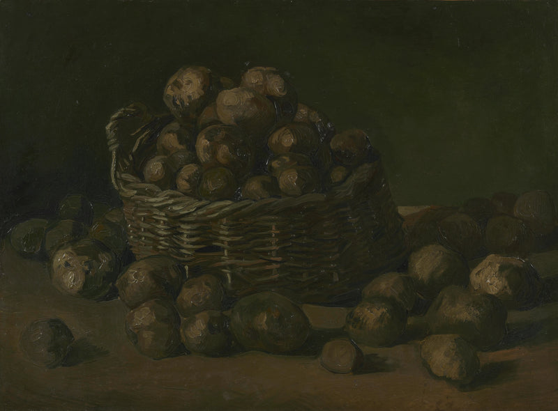 ภาพนิ่งพร้อมตะกร้ามันฝรั่ง - Vincent van Gogh