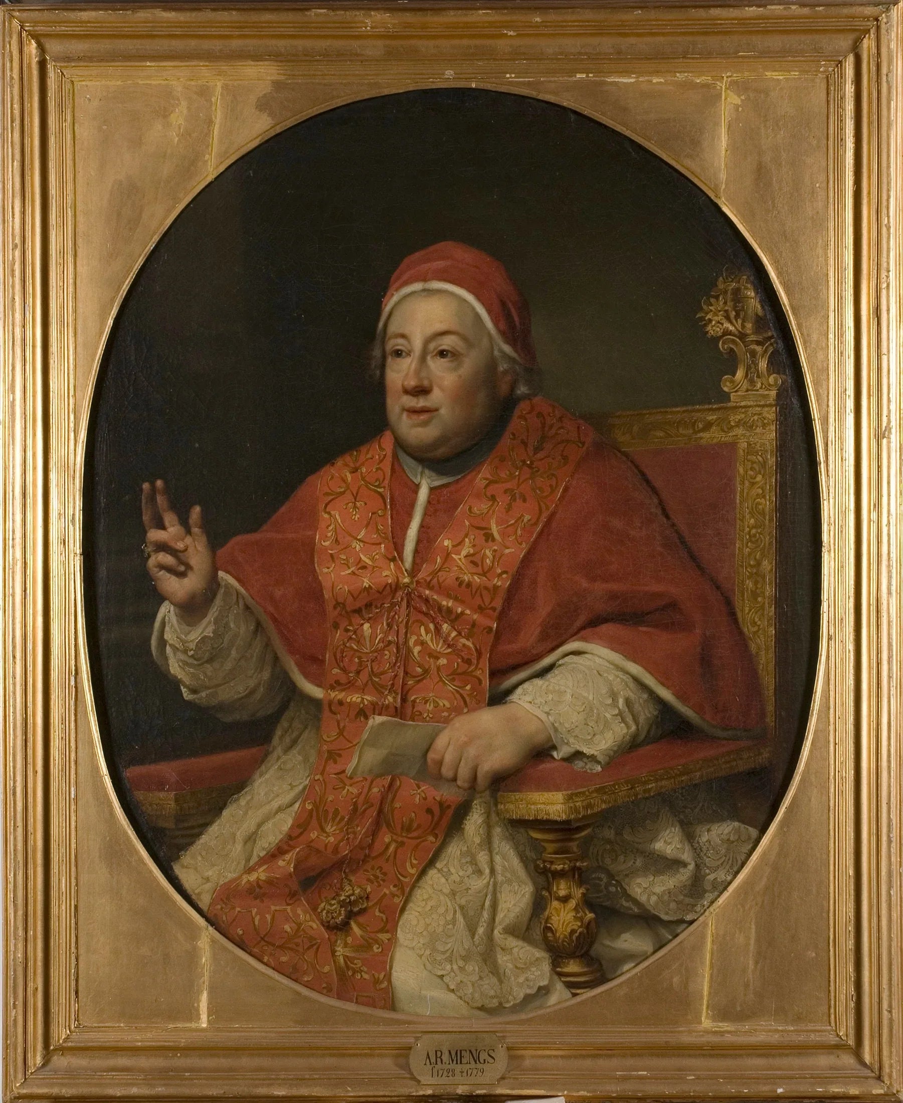 Pape Clément XIII (1693–1769) - Anton Raphael Mengs image 1 reproduction d’œuvre d’art à l’huile
