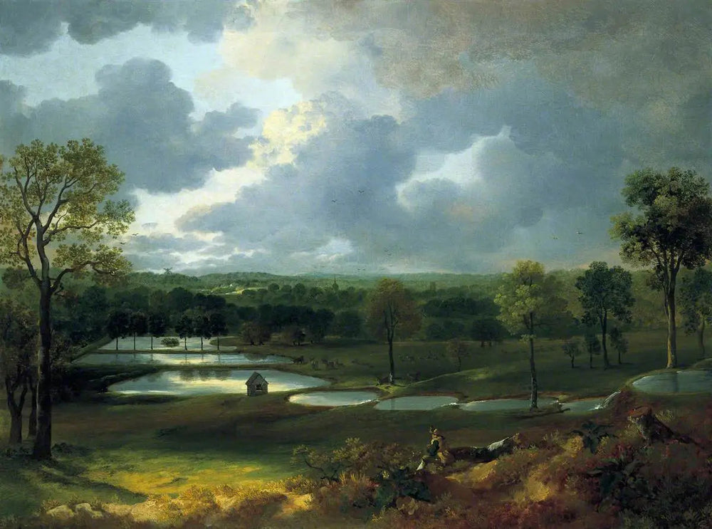 Parc Holywells, Ipswich - Thomas Gainsborough image 1 copie de tableau peinte à la main