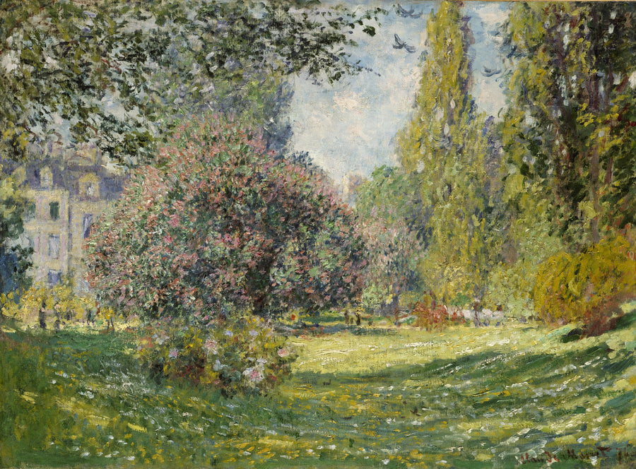 ภูมิทัศน์: Monceau Park W398 - Claude Monet