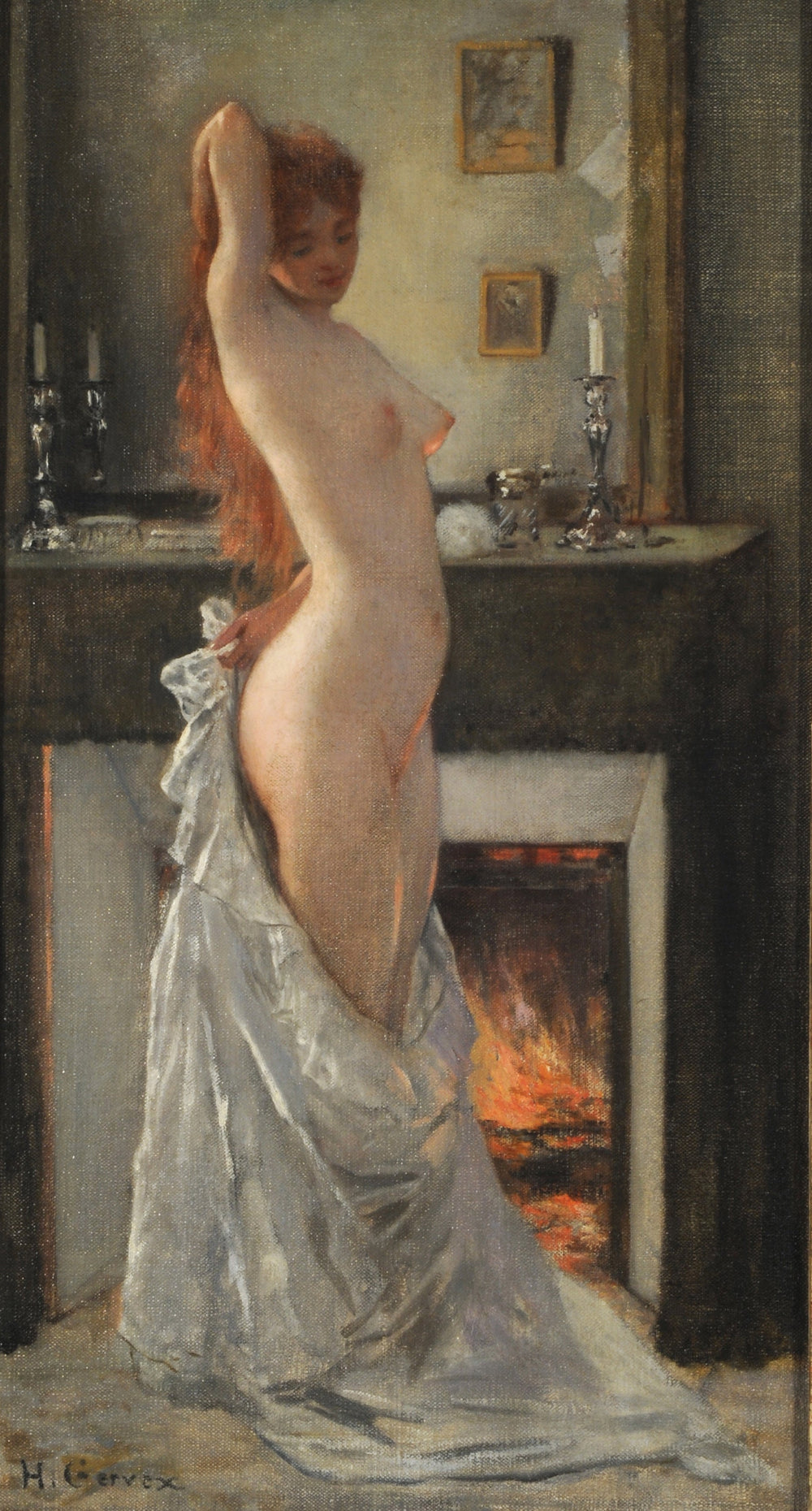 Parisina en su toilette - Henri Gervex image 1 tableau peint à l’huile sur toile
