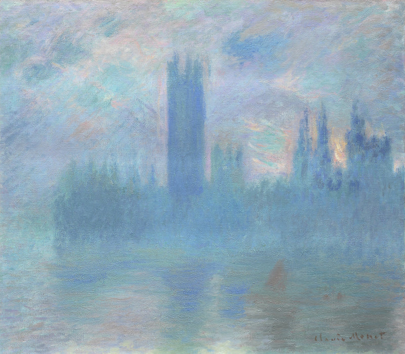 รัฐสภาลอนดอน - Claude Monet