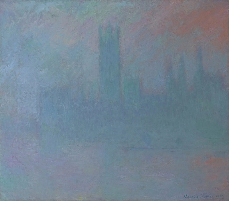 รัฐสภา, ซิมโฟนีในสีน้ำเงิน - Claude Monet