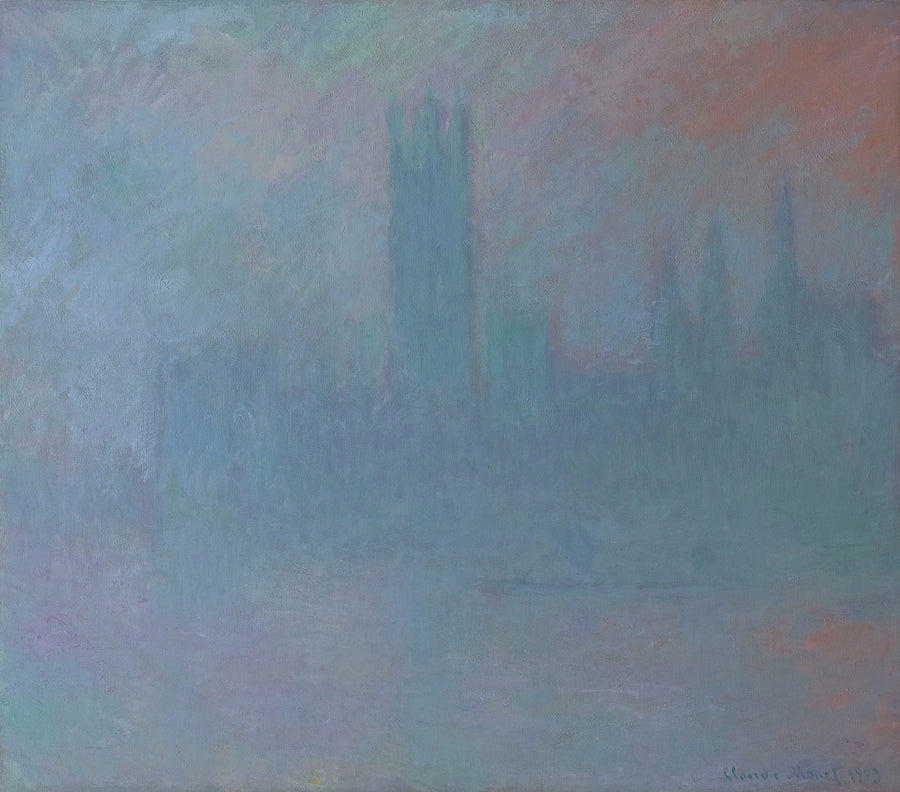 รัฐสภา, ซิมโฟนีในสีน้ำเงิน - Claude Monet