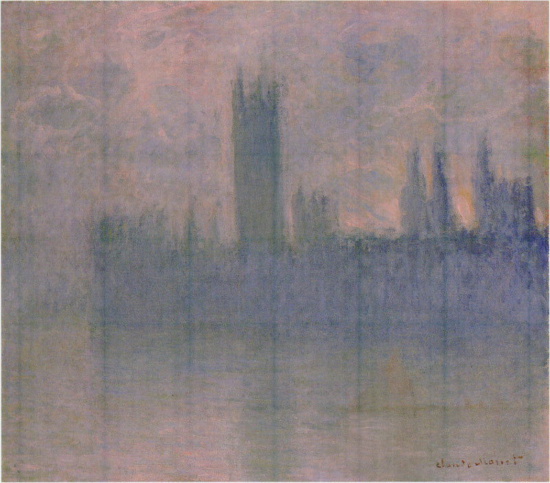รัฐสภา ซิมโฟนีสีชมพู - Claude Monet