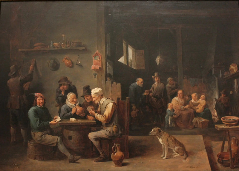 ส่วนของการ์ดในโรงแรม - David Teniers le Jeune
