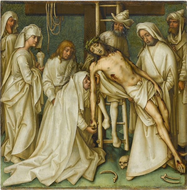 Passion grise : Descente de la Croix - Hans Holbein the Elder image 1 tableau peint à l’huile sur toile