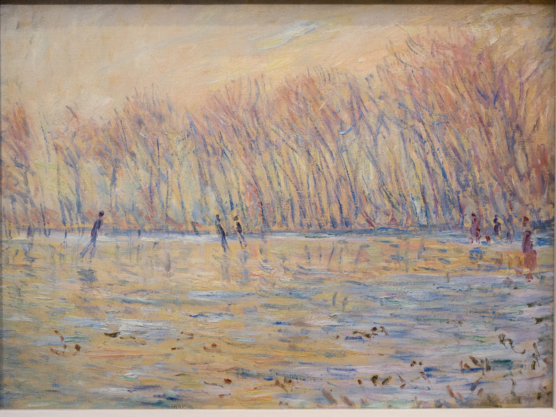 นักสเก็ตน้ำแข็งที่จิเวอร์นี - Claude Monet