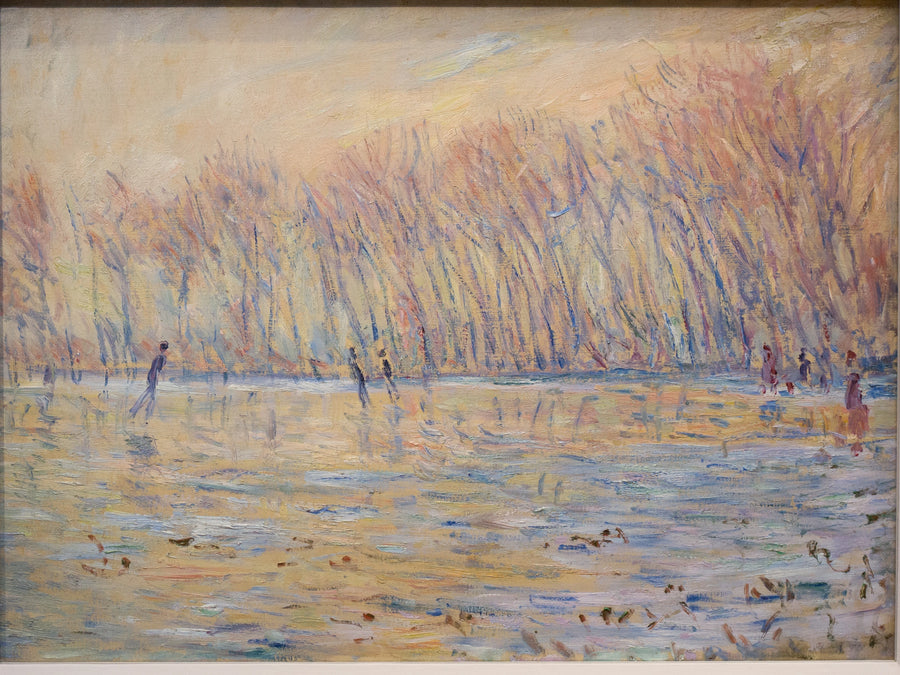 นักสเก็ตน้ำแข็งที่จิเวอร์นี - Claude Monet
