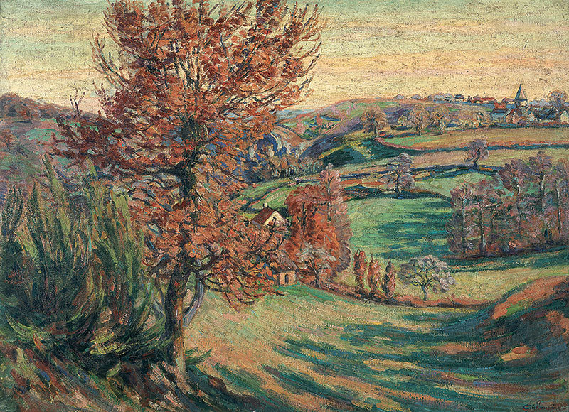 ทุ่งหญ้าของโรงนา Crozant - Armand Guillaumin