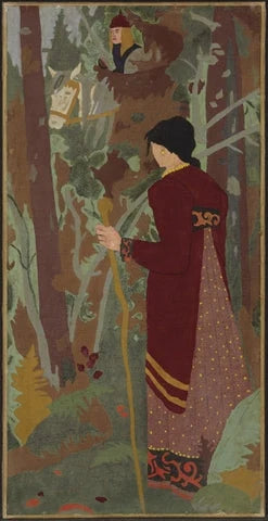 Fée et le chevalier, peinture de Paul Sérusier