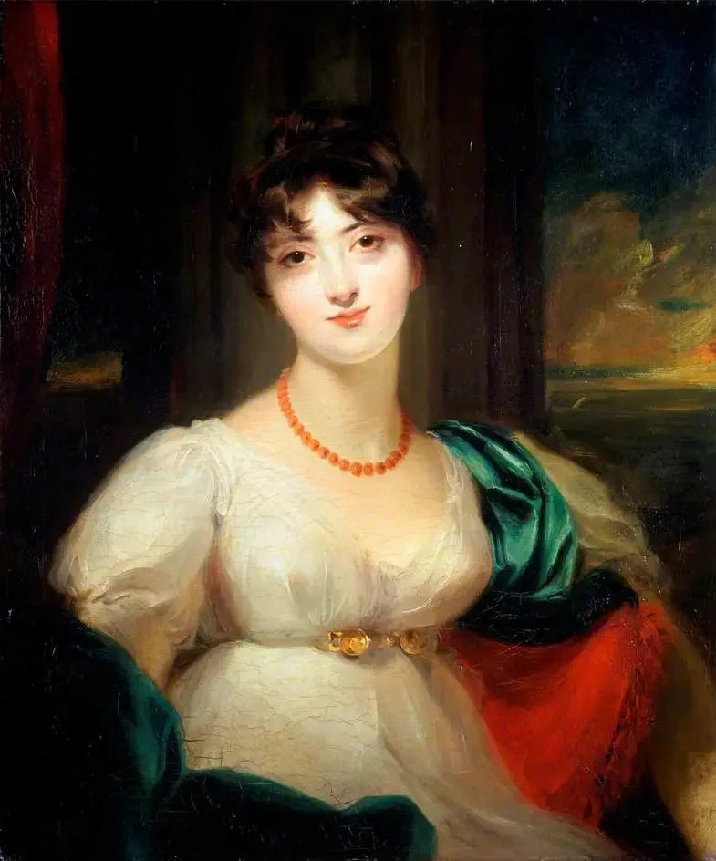 พอลินา (1784–1823), ภรรยาคนแรกของ Sir Codrington Edmund Carrington - ทอมส์ ลอเรนซ์